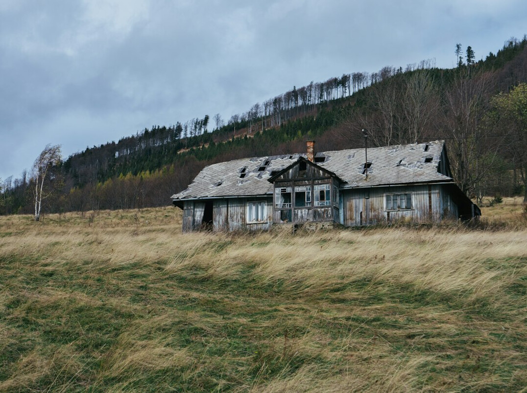 abandoned old house exterior